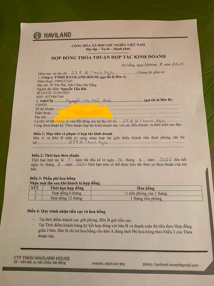 Cho thuê mặt bằng Lê Thanh Nghị